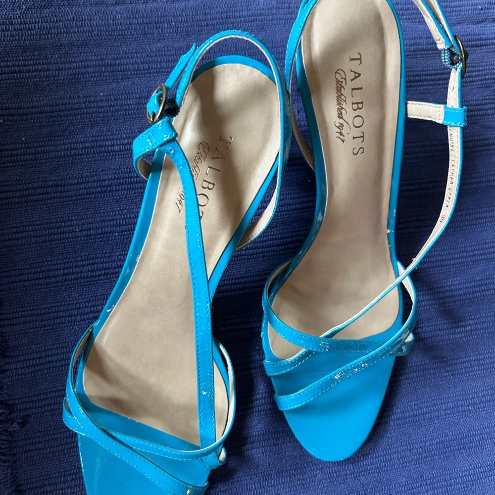 Talbots Women's Vibrant Blue Sandals